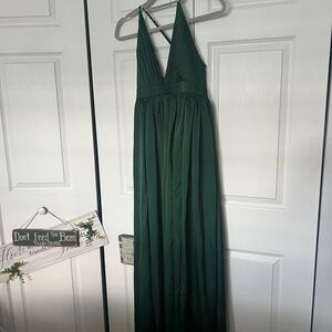 Windsor Deep Green Maxi Dress